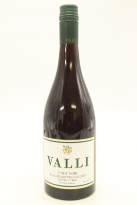 (1) 2018 Valli Bannockburn Vineyard Pinot Noir, Bannockburn