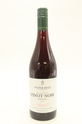 (1) 2018 Felton Road Bannockburn Pinot Noir, Central Otago [JR17]