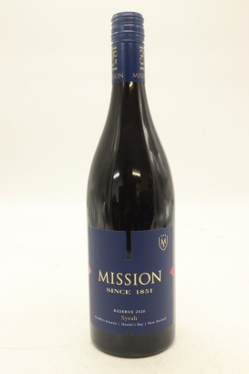 (1) 2020 Mission Estate Winery Reserve Syrah, Gimblett Gravels