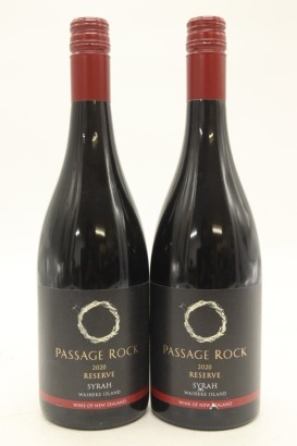 (2) 2020 Passage Rock Reserve Syrah, Waiheke Island