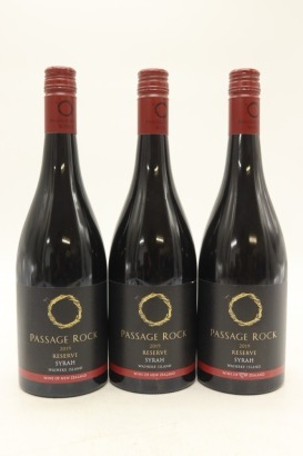 (3) 2019 Passage Rock Reserve Syrah, Waiheke Island