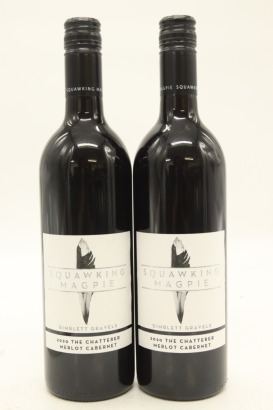 (2) 2020 Squawking Magpie The Chatterer Merlot - Cabernet, Gimblett Gravels