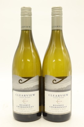 (2) 2020 Clearview Estate Reserve Chardonnay, Hawke's Bay [JR16.5]