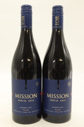 (2) 2020 Mission Estate Winery Reserve Syrah, Gimblett Gravels