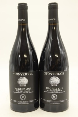 (2) 2019 Stonyridge Vineyard Pilgrim Syrah - Mourvedre - Grenache, Waiheke Island