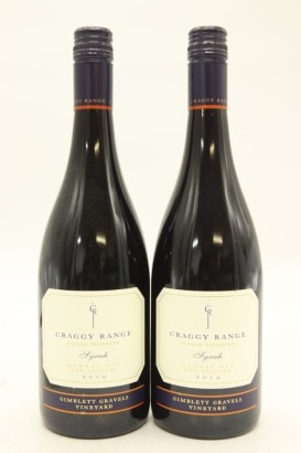 (2) 2019 Craggy Range Single Vineyard Syrah, Gimblett Gravels [JR16.5]