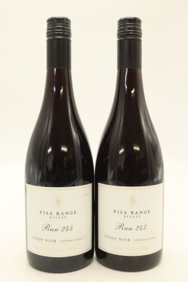 (2) 2019 Pisa Range Estate Run 245 Pinot Noir, Central Otago