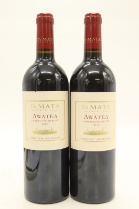 (2) 2019 Te Mata Estate Awatea Cabernets Merlot, Hawke's Bay