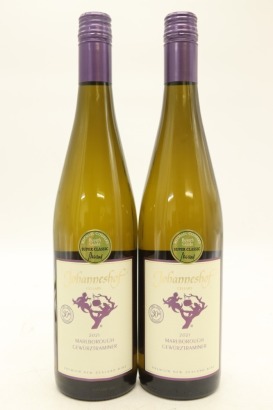 (2) 2021 Johanneshof Cellars Gewurztraminer, Marlborough
