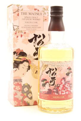 (1) Matsui Sakura Cask Single Malt Whisky 700ml, 48% ABV, 700ml (GB) 松井单一麦芽威士忌樱花美酒 [限量版]