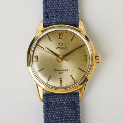 Gold Capped, Omega Seamaster 30 Hand-wound Wristwatch, circa 1960
