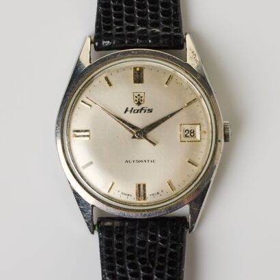 Stainless Steel, Hafis Automatic Wristwatch, circa 1960's - 1970's