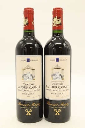 (2) 2009 Bernard Magrez Chateau La Tour Carnet, Haut Medoc