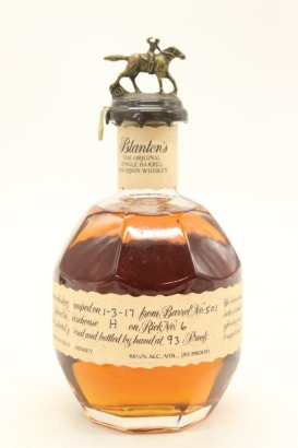 (1) Blanton's The Original Single Barrel Kentucky Straight Bourbon Whiskey, 46.5% ABV