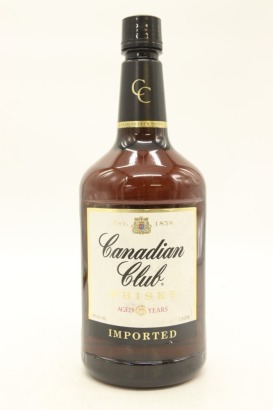 (1) Canadian Club 1858 6 Year Old Blended Canadian Whisky, 1750ml, 40% ABV