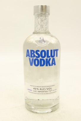 (1) Absolut Vodka, Sweden, 40% ABV
