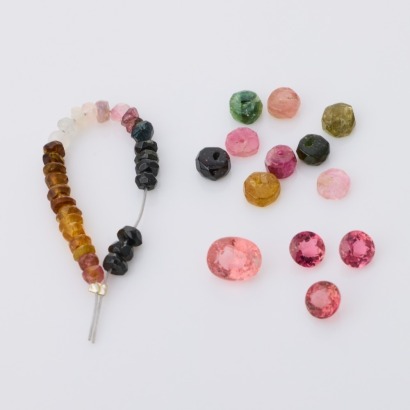 A Parcel of Loose, Assorted Cut Pink Tourmalines