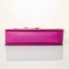 Salvatore Ferragamo, Gancini Fuchsia Calfskin Top Handle Bag - 3