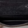 Saint Laurent, Acciaio / Nero Metallic Leather Kate Tassel Wallet on Chain - 4