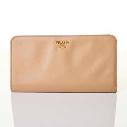 Prada, Multicolor Saffiano Wallet with Box