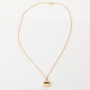 Herm&egrave;s, 18ct Yellow Gold, Amulettes 0.21ct Diamond Kelly Pendant Necklace with Box - 3
