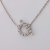 Herm&egrave;s, 18ct White Gold, Chaine d'Ancre 0.57ct Diamond Pendant Necklace