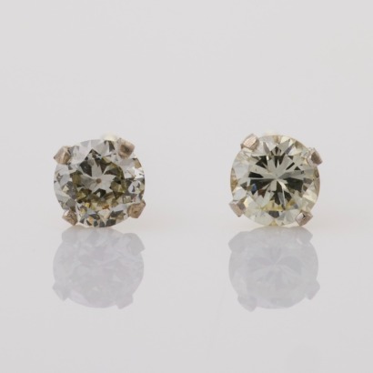 14ct White Gold, 0.31ct Diamond Stud Earrings