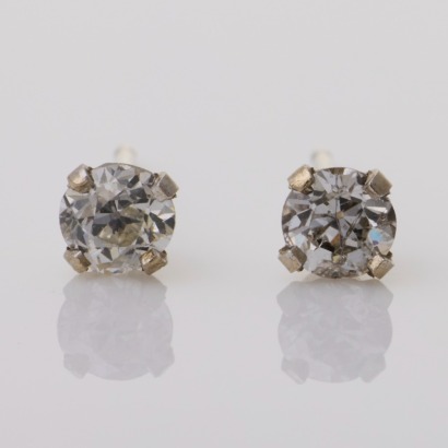14ct White Gold, 0.38ct Diamond Stud Earrings