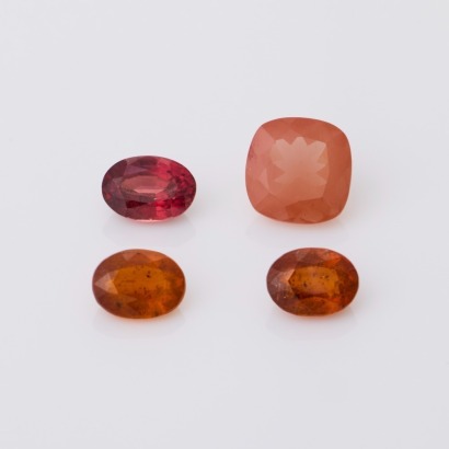 Parcel of 3.53ct Orange Kyanite / 3.12ct Andesine / 2.00ct Almandine Garnet Gemstones