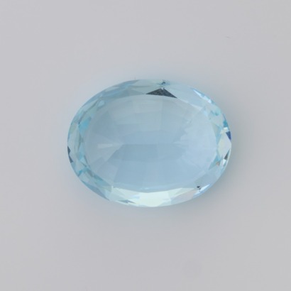 Loose, 7.45ct Oval Cut Aquamarine