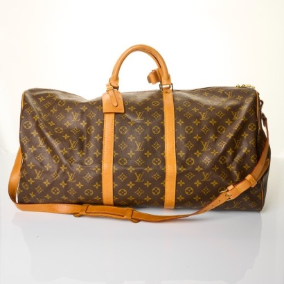 Louis Vuitton, Monogram Keepall 60 Bandouli&egrave;re