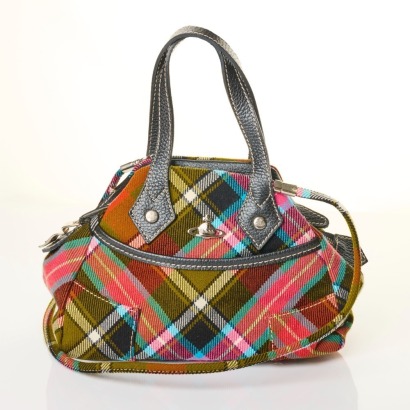Vivienne Westwood, Multi Colour Tartan Mini Yasmin Bag