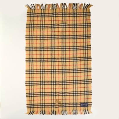 Burberry, 100% Wool, Novacheck Shawl / Lap Blanket / Throw