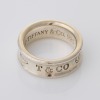 Sterling Silver, Tiffany & Co, 1837 Ring, SIze K 1/2 - 2