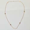 Tiffany & Co, 85cm, 18ct Rose Gold, Diamond / Mother of Pearl Station Necklace - 3