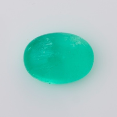 Loose, 19.50ct Oval Cabochon Cut Emerald