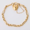 9ct Yellow Gold, 21cm Figaro Belcher Link Bracelet - 2