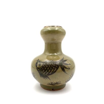 A Chinese Celadon 'Fish' Vase
