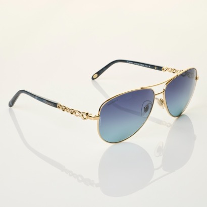 Tiffany & Co, TF3049 Navy Gradient Sunglasses with Box