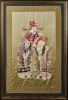 A Chinese Early 20th Century &lsquo;Fu,Lu, Shou&rsquo; Framed Embroidery