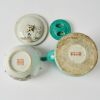 A Chinese Late Republic Period Famille-rose &lsquo;Snow Landscape&rsquo; Teapot AND A Chinese Late Republic Period Shallow Enamel &lsquo; Lady' Covered Jar - 3