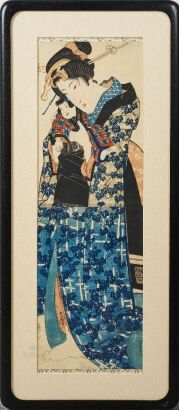 A Japanese 20th Century Ukiyo-e Bijin-ga Print