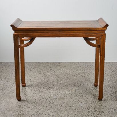 A Chinese Qing Dynasty Aged Hardwood Altar Table