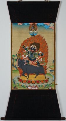 A Chinese Tibetan Thangka: Vajra Armor