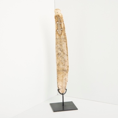 A Batak Astrological Calendar Bone Carving, North Sumatra