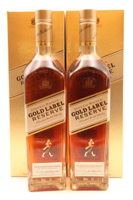 (2) Johnnie Walker Gold Label Reserve Blended Scotch Whisky 75cl 40% alc.