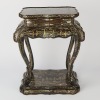 A Chinese Export Black Lacquer and Mother-of-Pearl Inlaid Occasional Table