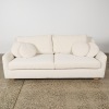 A Soren Liv Hugo Dawn Oat Boucle Three Seater Sofa