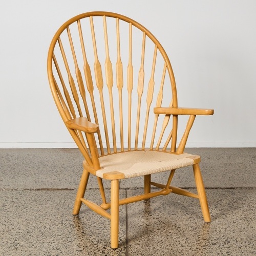A Hans J. Wegner Style Peacock Chair
