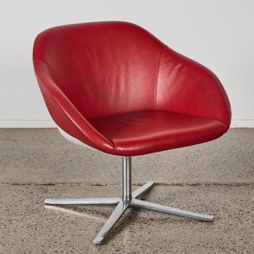 A Walter Knoll Turtle Chair